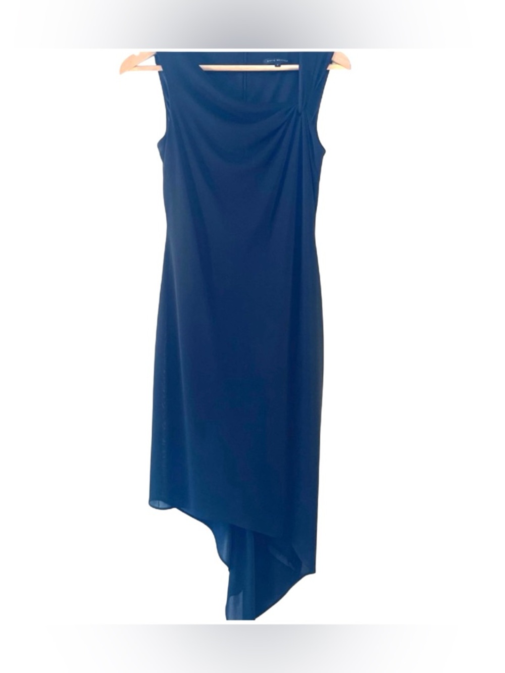 David Meister Midnight Asymmetrical‎ Dress - Picture 4 of 9
